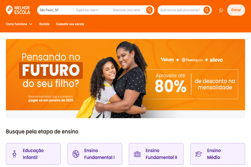 campanha melhor escola 2026